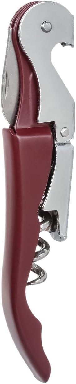 Thirsty Rhino Anggur Double Hinged Waiter's Corkscrew (Set of 12) (Burgundy)