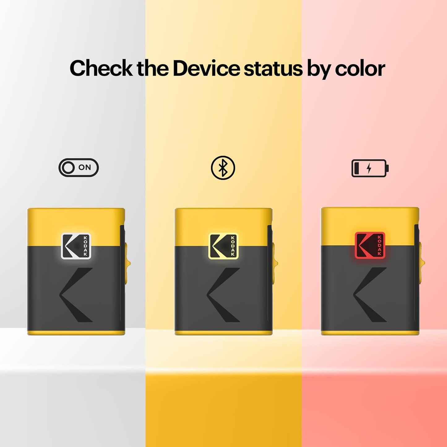 KODAK Label ERA Label Maker Machine Bundle, Yellow (1 Roll Sticker Label & 12 Rolls Set)