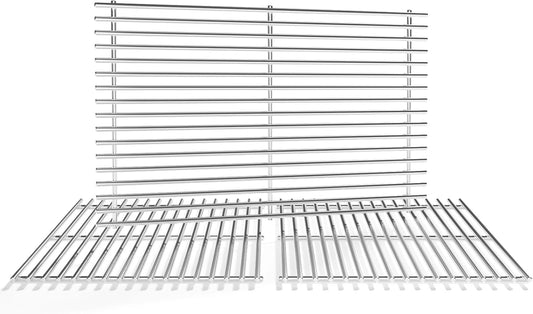 3Pack Stainless Steel Replacement Grill Parts for Weber Genesis 2 GS4 Grates 66089 66097 LX 400 SER GBS S-435, Weber Genesis II E-410, E-435, S-435, SE-410, Kitchen-aid 720-0856V 740-0781