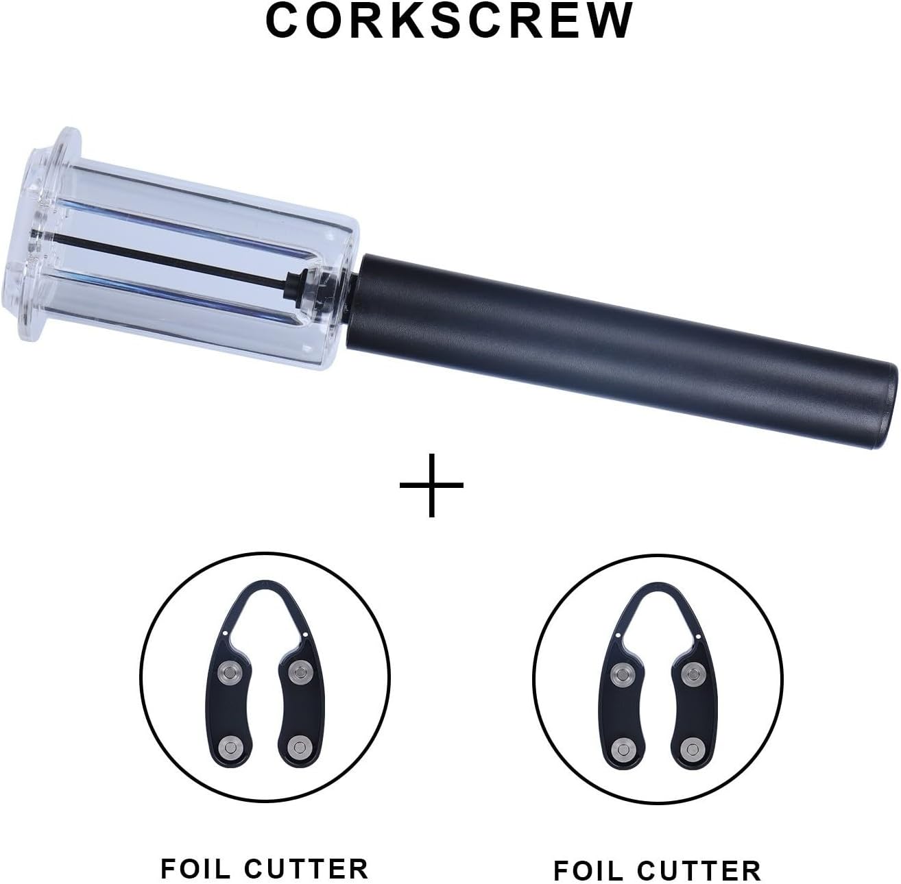Wine Air Pressure Pump Bottle Opener Set,Simple Wine Pump Cork Remover Corkscrew,Efficient Corkscrew Bottle Opener,Easy Screw Out Tool, Perfect Wine Gift For Wine Lovers. (3)