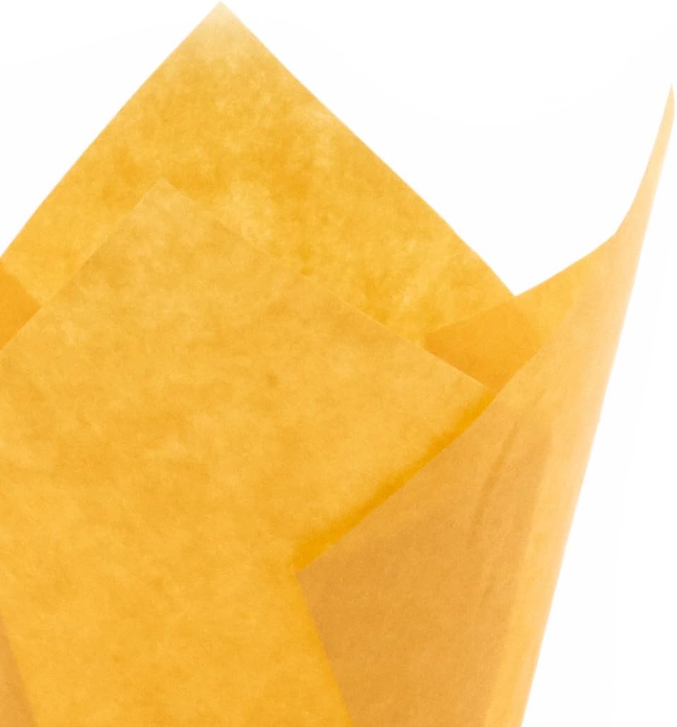 Orange Tulip Baking Cups, Mini Size, Pack of 50