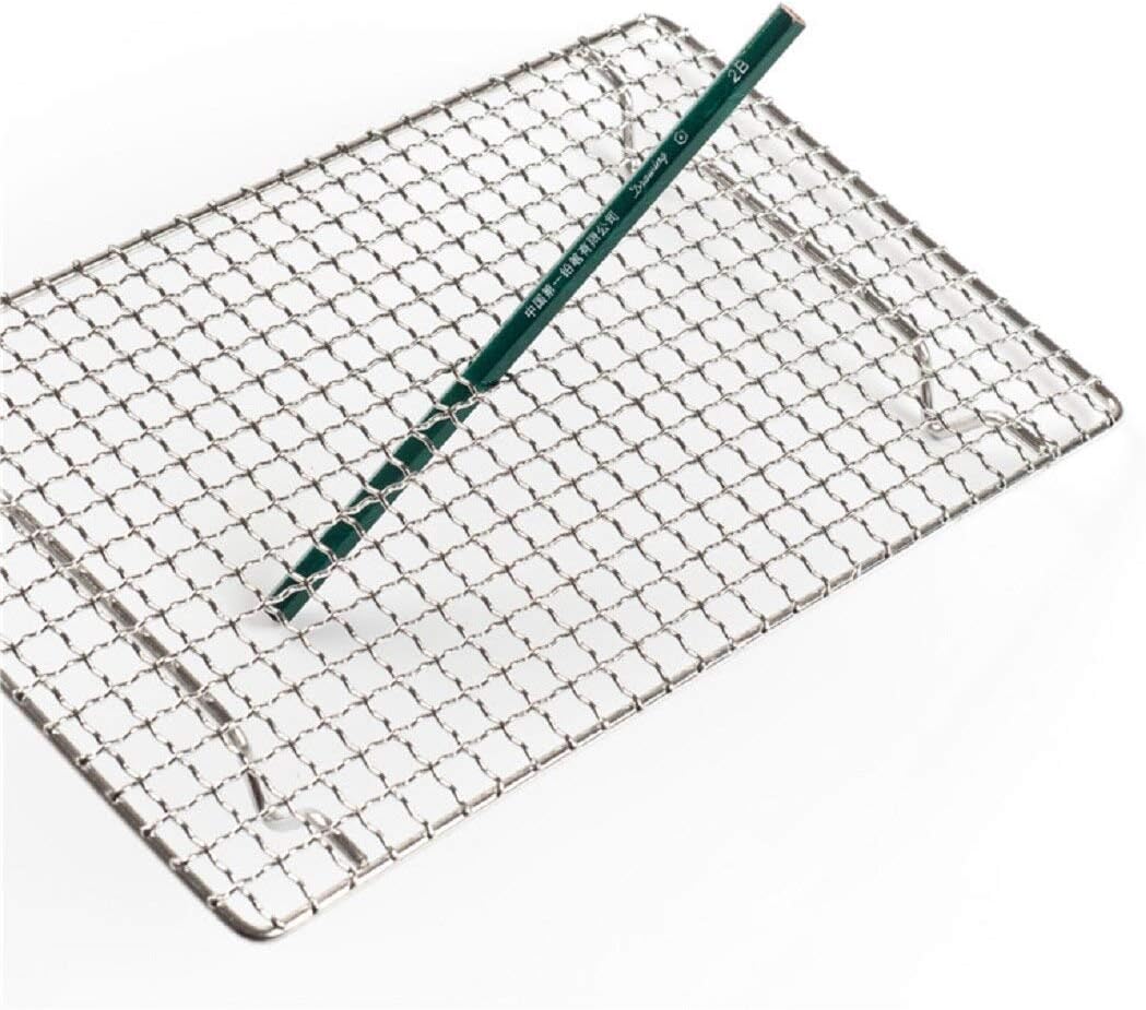 304 Stainless Steel Cooling Rack Versatile Baking Rack Heat Resistant Rust Proof Sturdy Grate 7.8"*7.8"