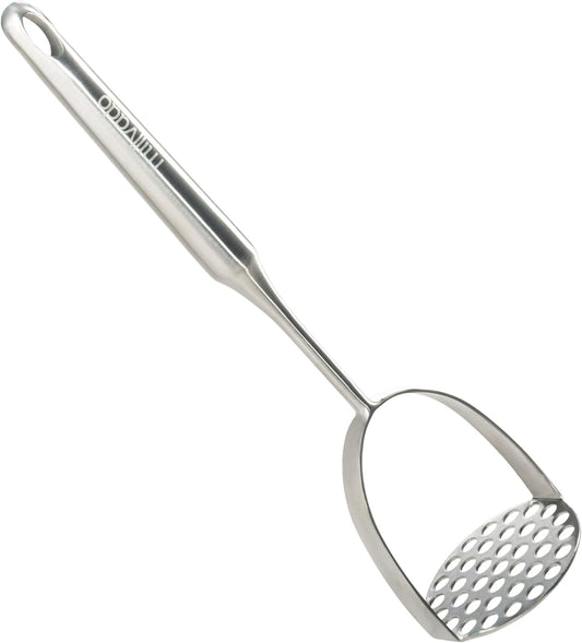 Potato Masher Stainless Steel, Best Mashed Potatoes Masher Kitchen Tool, Potato Smasher For Potatoe, Avocado, Sweet Potato, Beans, Large Heavy Duty Metal Mashing Utensil, 12.5 Inch