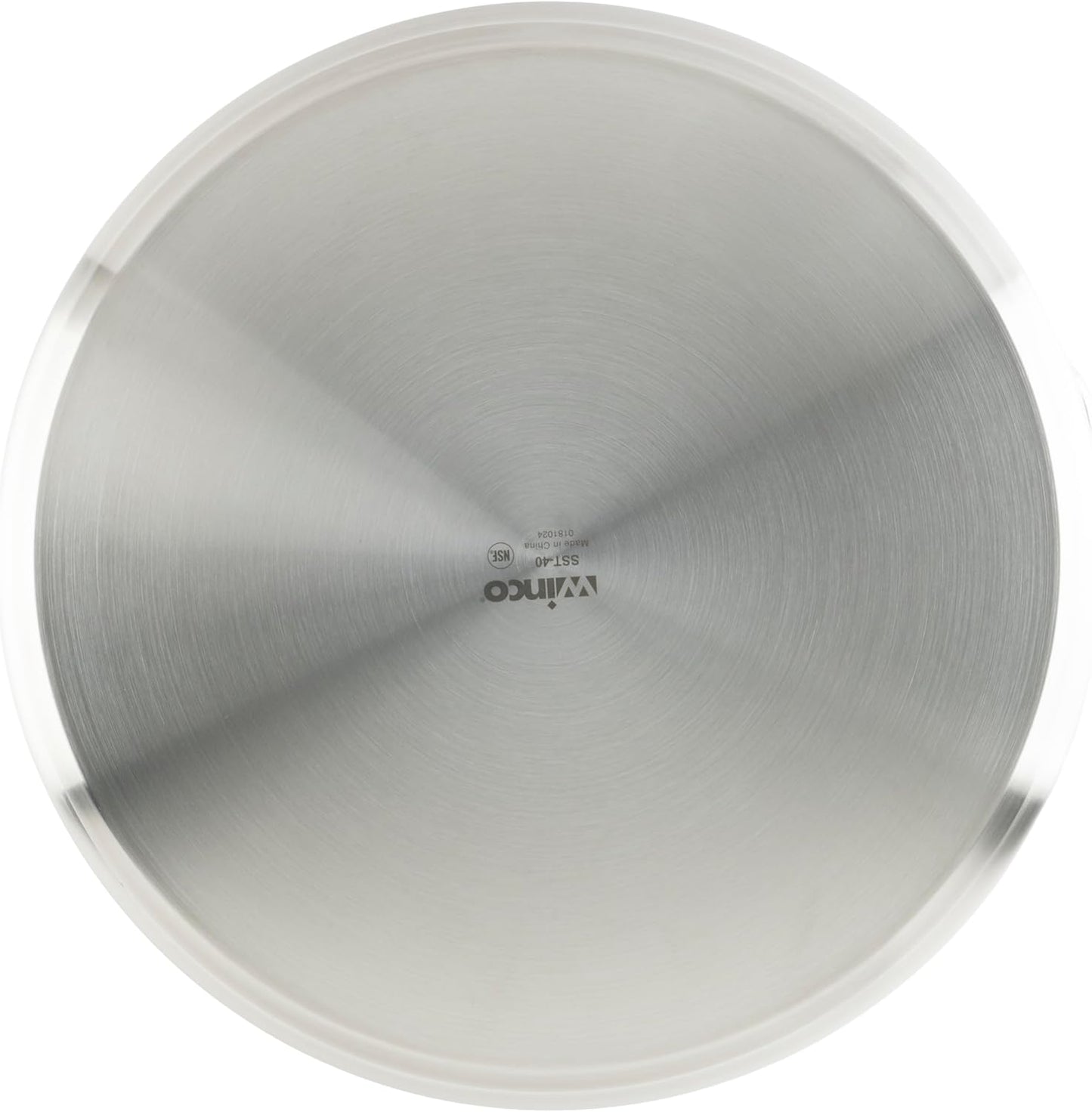 Winware SST-40 Stainless Steel 40 Quart Stock Pot with Cover