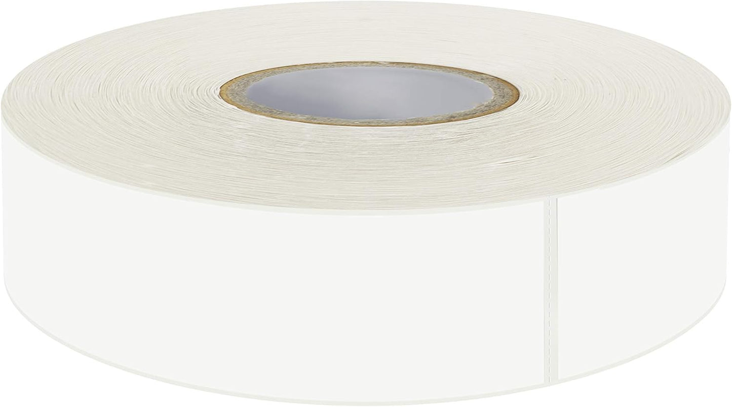 500 Blank Removable Freezer Labels Water Oil Resistant with Perforation Line for Food Containers Jars Pantry Organization