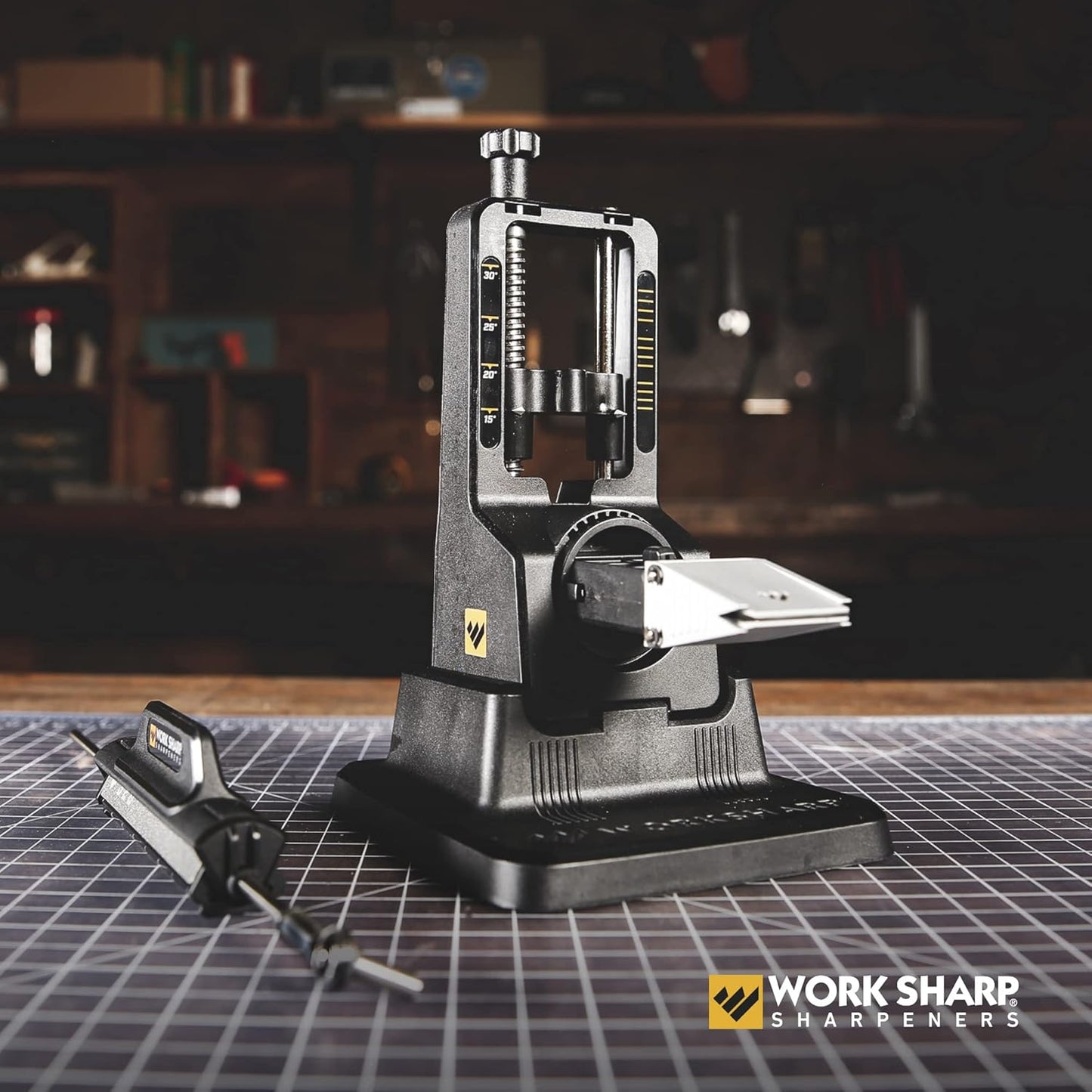 Work Sharp Precision Adjust Knife Sharpener Kit, Sharpens All Pocket and Kitchen Knives with ease & control