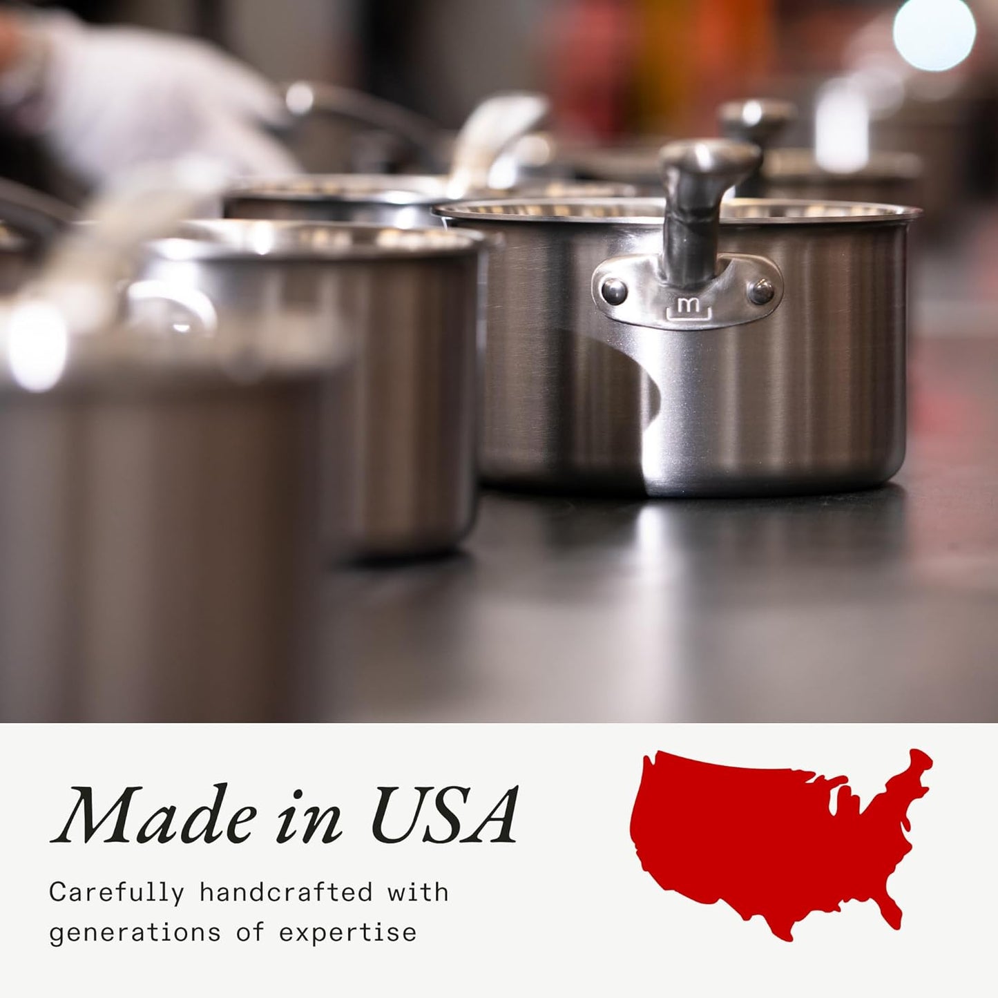 Made In Cookware - 12" Non Stick Frying Pan (Harbour Blue) - 5 Ply Stainless Clad Nonstick - Professional Cookware - Induction Compatible