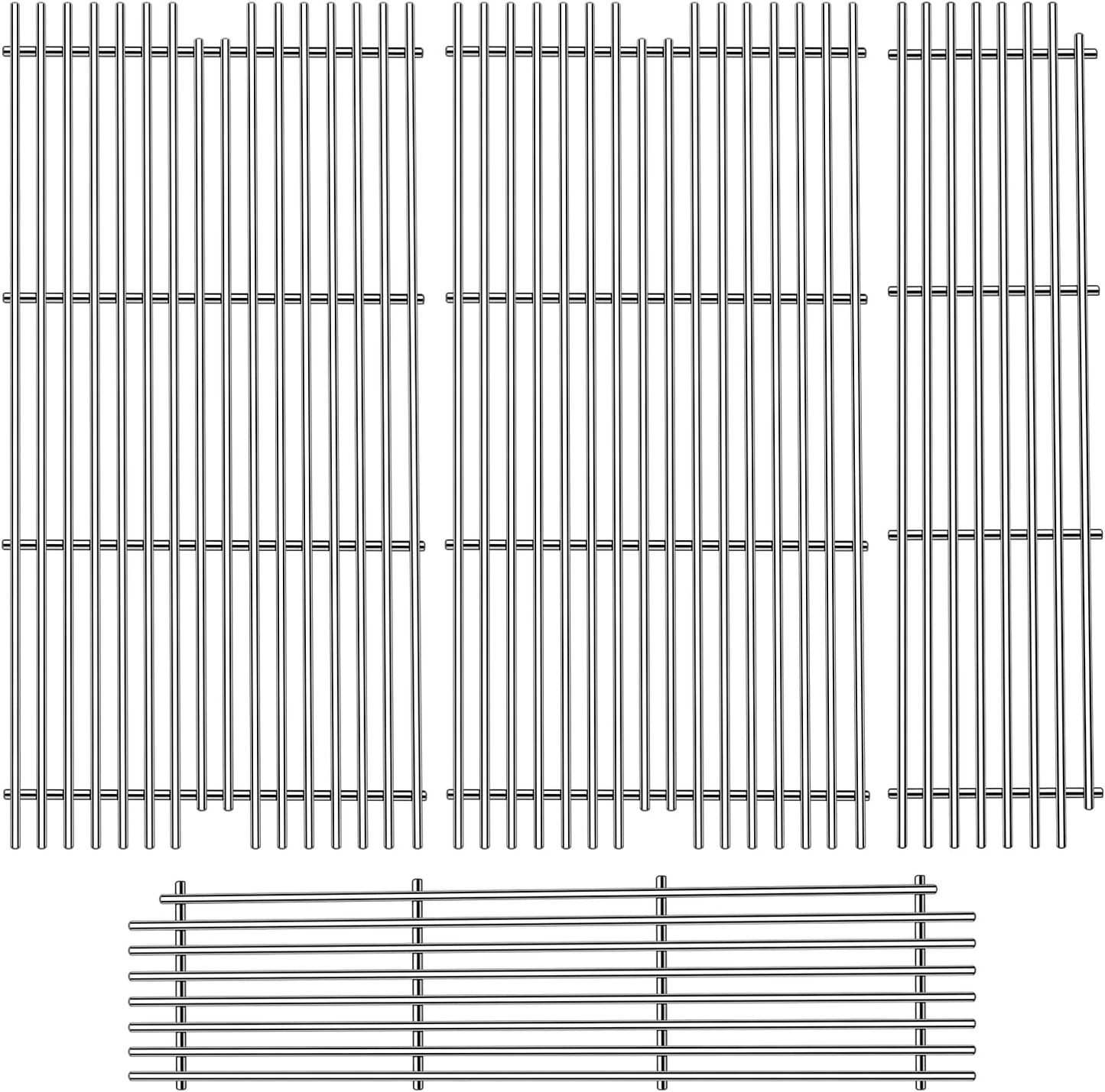 BBQ Grill Grates Parts for 54911 54921 Viking Grill VGBQ 30 in T series,VGBQ 41 in T series,VGBQ 53 series, VGBQ300T,VGBQ0302T,VGBQ3002RT,VGBQ4103RT,Stainless Steel Grid Accessories Replacement