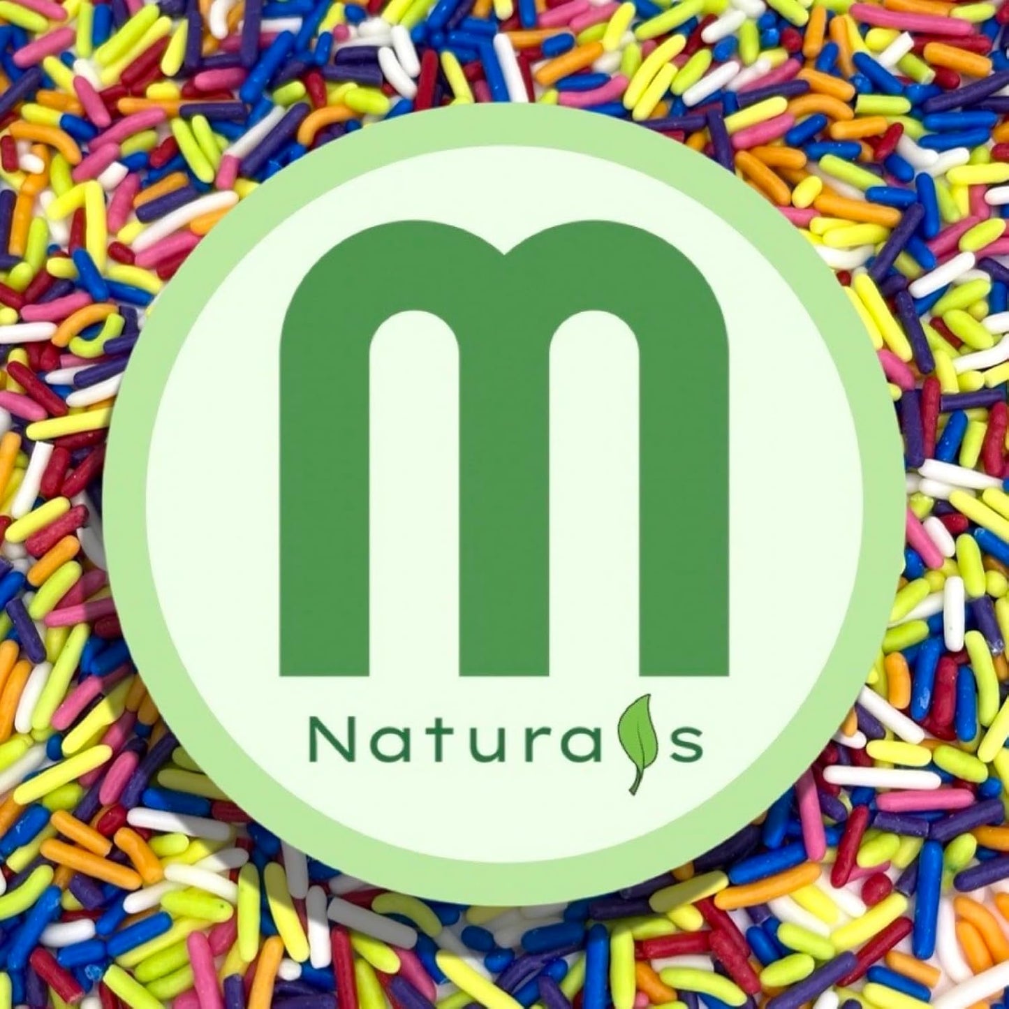 Manvscakes, Natural Rainbow Sprinkles, No Artificial Dyes, Gluten Free, Nut Free, 3 ounces, Cake Decorations, Cupcake Sprinkle Blend, Baking, Birthday Cake, Ice Cream Topping
