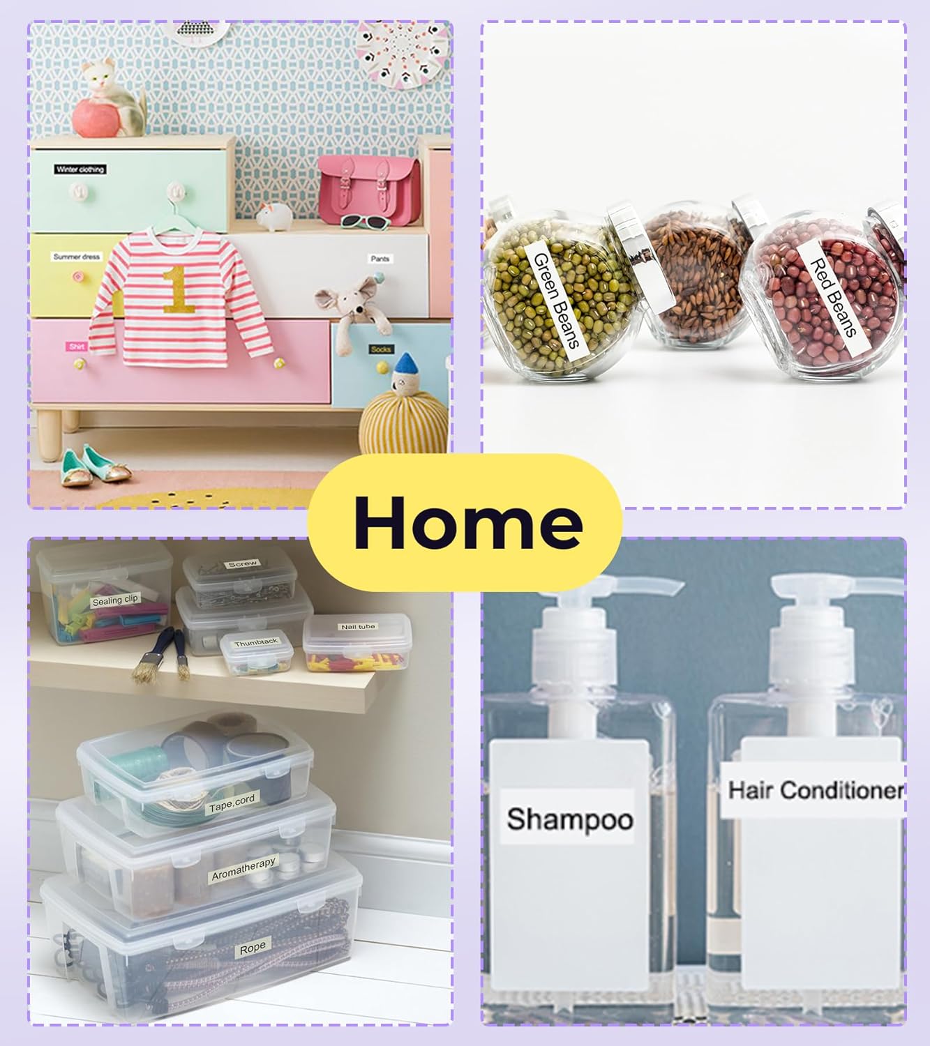 Label Maker Machine with Tapes, D210S Portable Label Maker, Label Machine with USB-C to Stay Powered, Labeler Features Chain Print to Reduce Label Wastes for Home Kids Items Office Organization