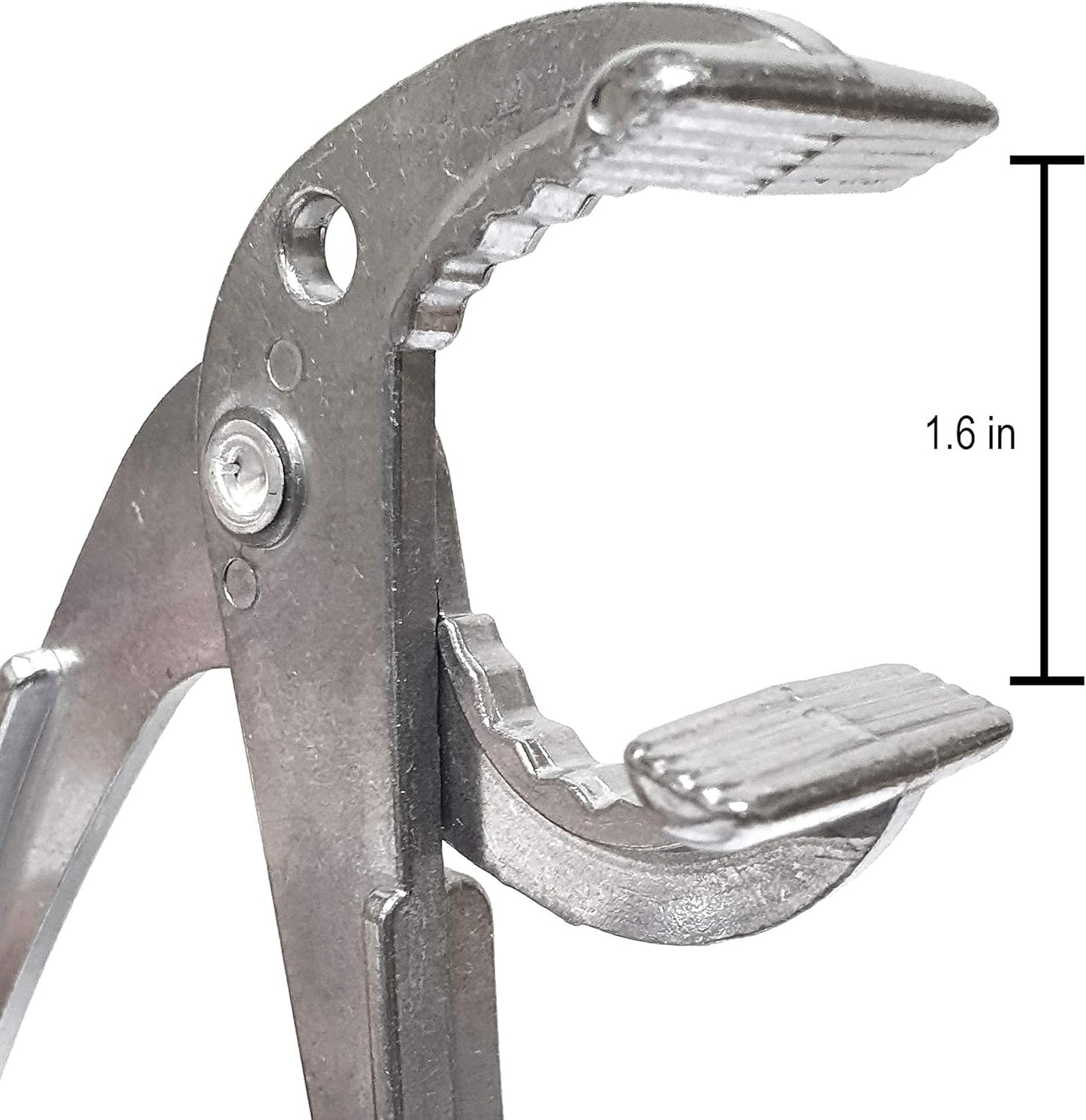 LENITH Aluminum Hot Pot Tongs Holder For Korean Stone Ceramic Bibimbap Bowl, Dolsot, Ddukbaegi, Sizzling Hot Pot (SILVER)