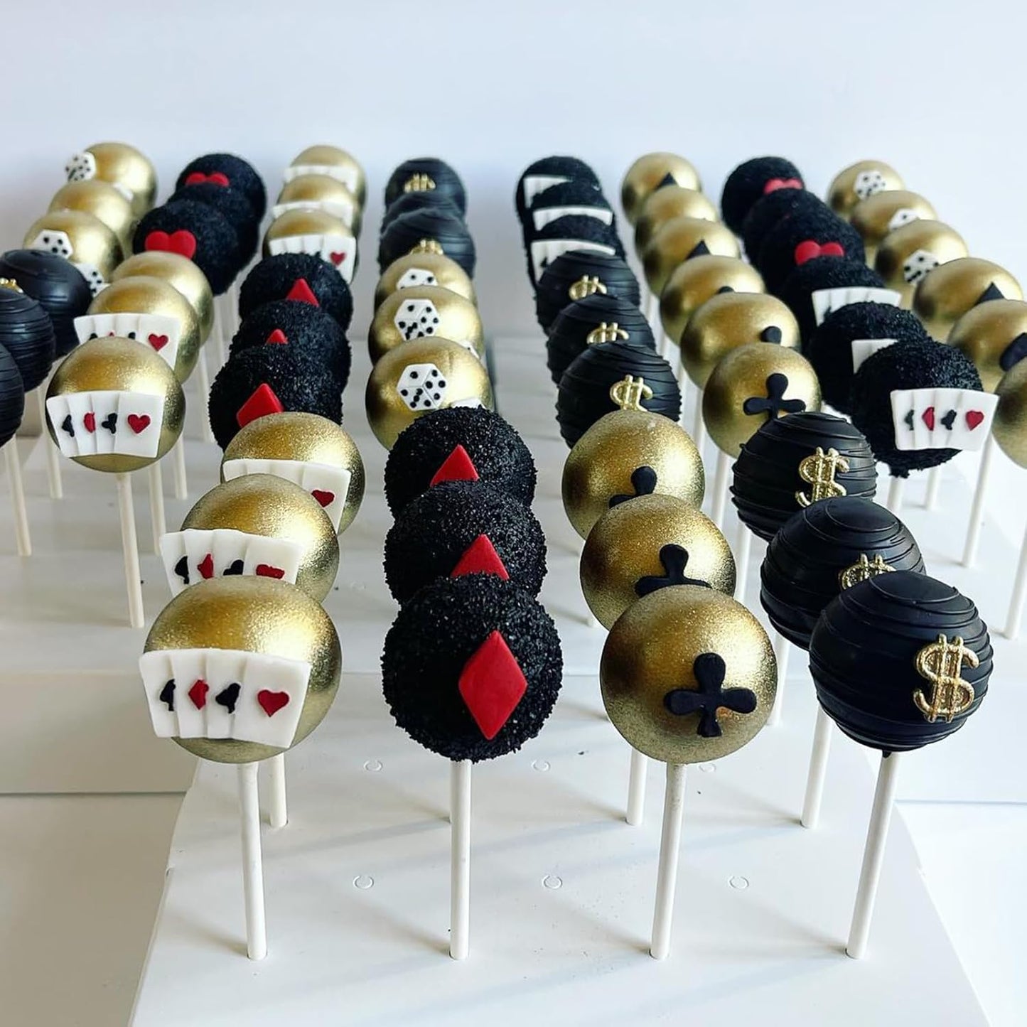 Poker Silicone Molds 3 Pcs, 3D Casino Themed Chocolate Molds Alice Wonderland Hat Fondant Mold for Cake Decoration Candy Cupcake Topper Cake Pop Popsicle Birthday Party Polymer Clay Crafts