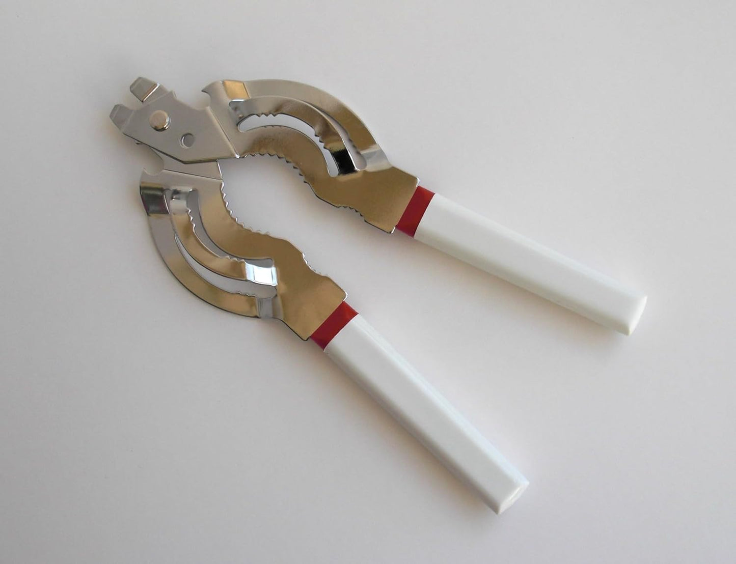 Tredoni Jar & Bottle Opener, Easy Wrench Grip/Tighten Lid Opener, Multi-Purpose Opener for Caps, Cans & Nuts -Italian Stainless Steel