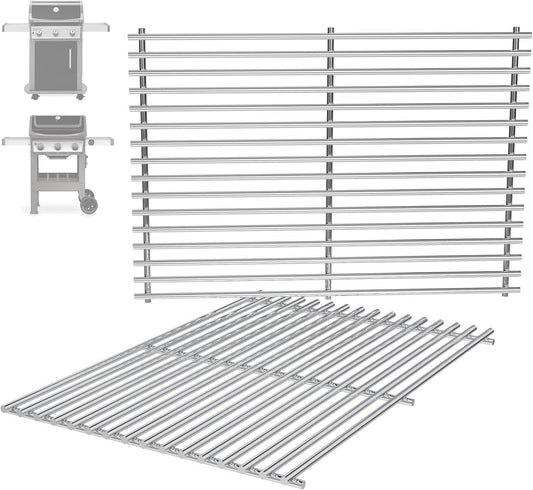 7639 17.5" Grill Grates Replacement for Weber GS4 Spirit II 300 Series, for Weber Spirit 300 Grill Grates, Genesis Silver/Gold/Platinum B/C, Genesis 1000-5000 for Weber Grill Grates