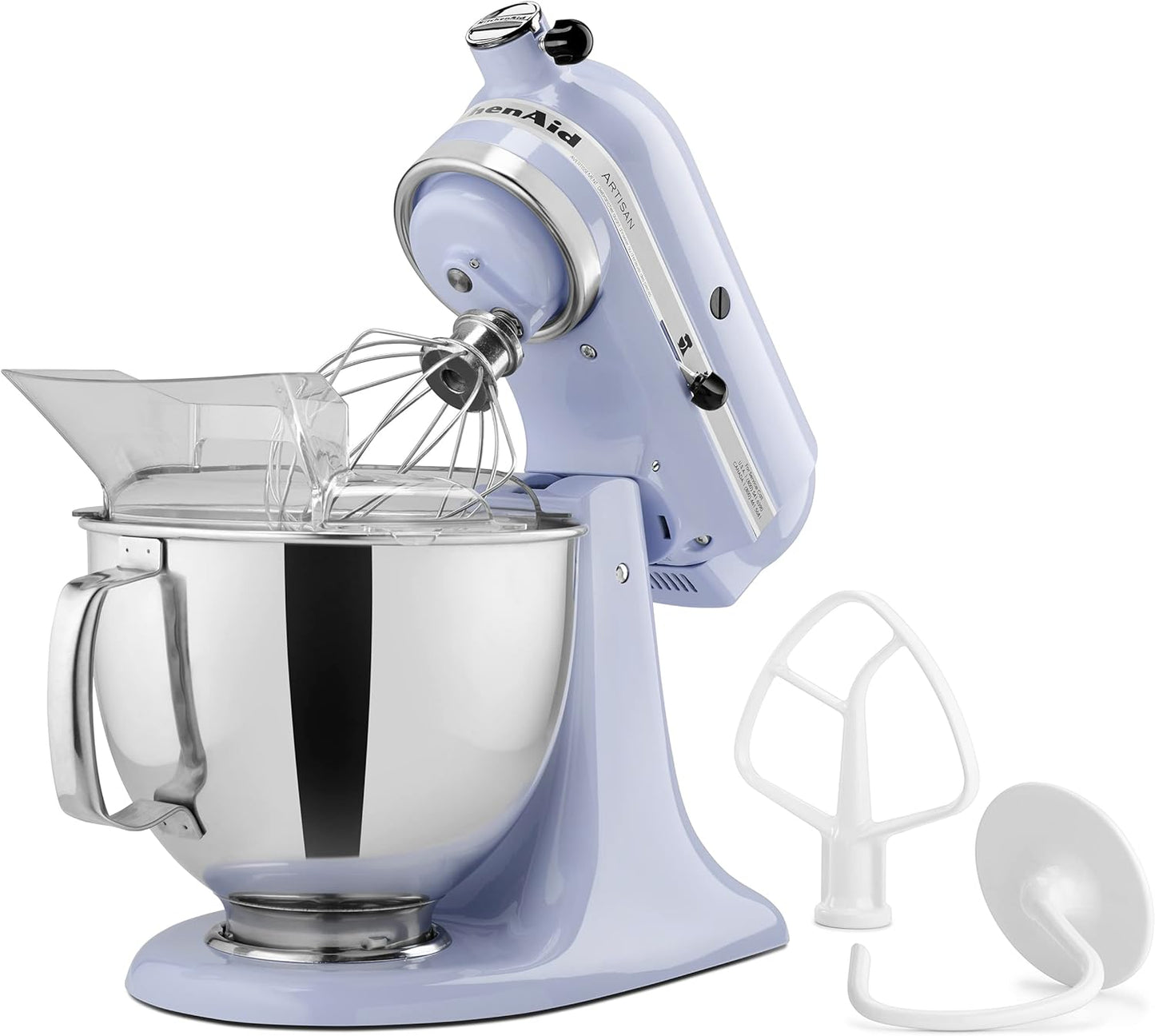 KitchenAid Artisan Series 5 Quart Tilt Head Stand Mixer with Pouring Shield KSM150PS, Lavender Cream