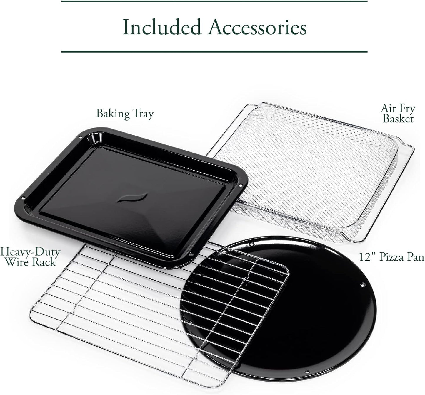 Café Couture Oven with 14 essential cooking modes, including Air Fry, CrispFinish, Bake, Broil, Roast, Toast, Pizza, WiFi & Smart Connected, Voice Control, Countertop Small Appliances, Matte Black