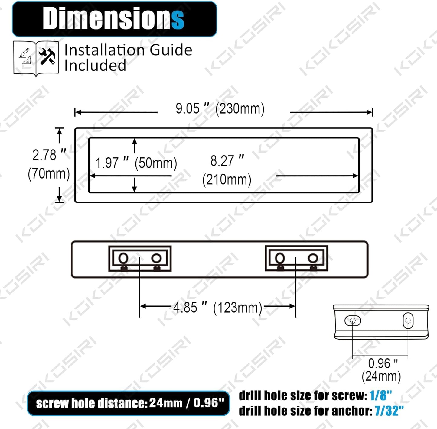 KOKOSIRI Towel Ring Matte Black Hand Towel Bar Holder 9-Inch Kitchen Rack Stainless Steel for Bathroom Hardware Wall Mounted, 1 Pack B4008BK-L9