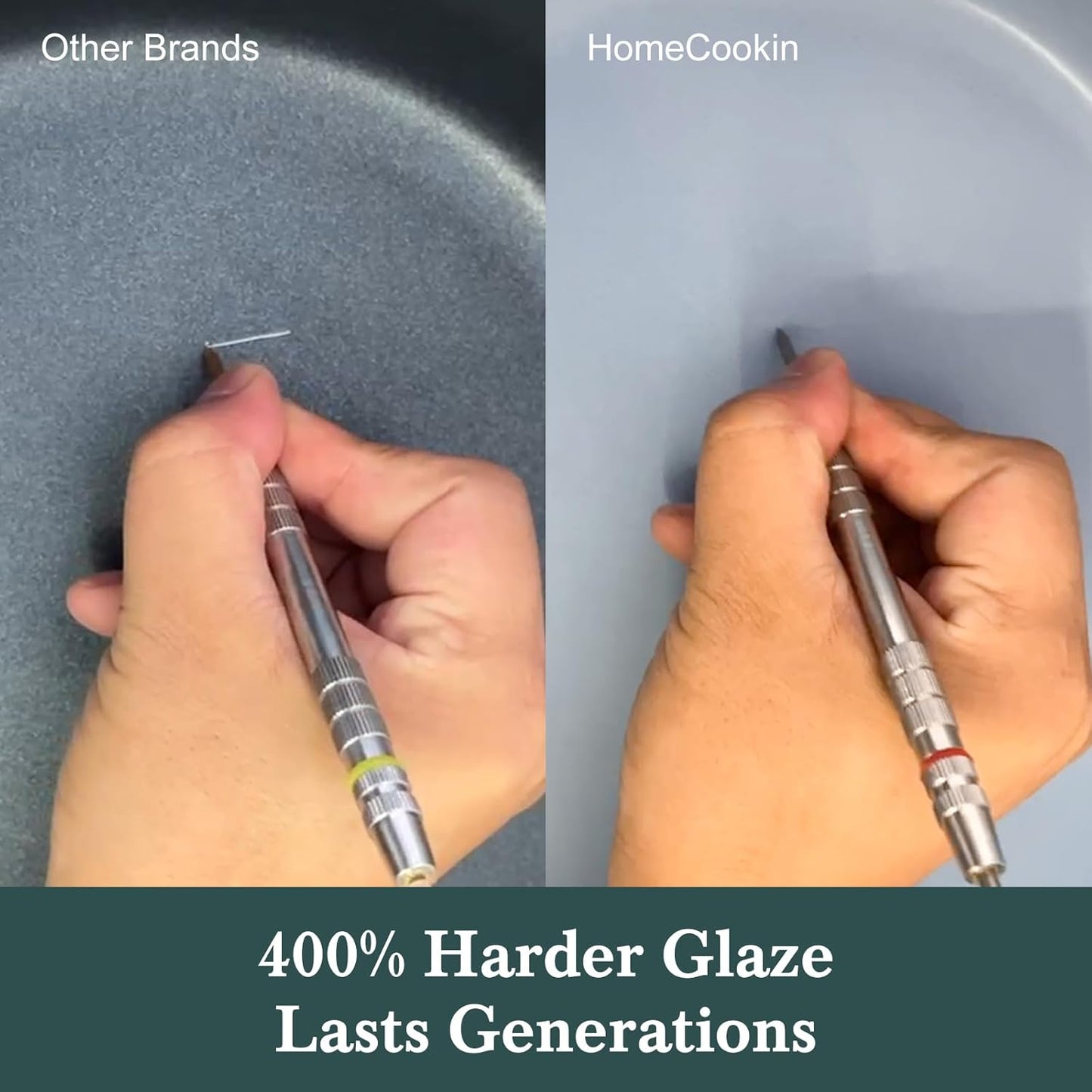 HOMECOOKIN 7-Quart Programmable Slow Cooker with Timer Keep Warm - Small Kitchen Appliance for Family Dinners - Serves 6+ People (Black)