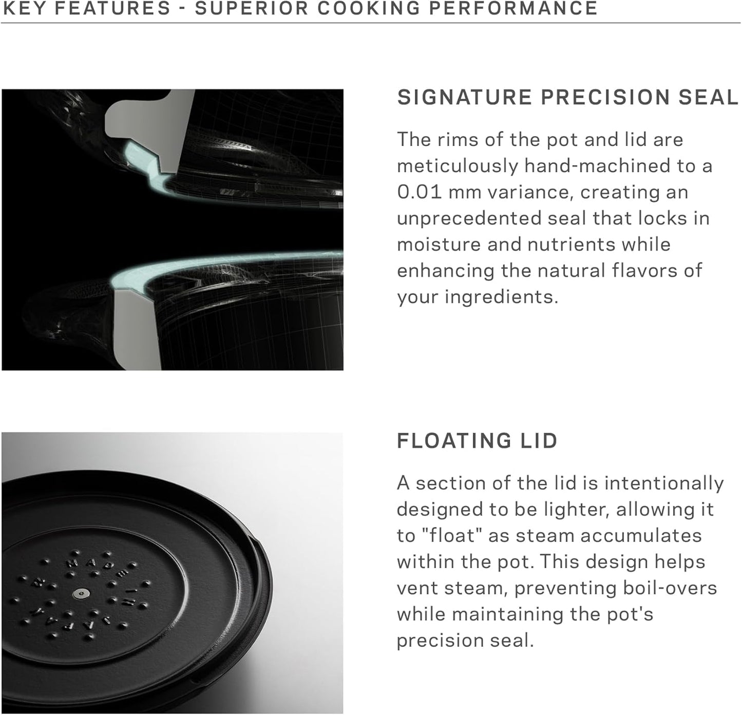 Vermicular Oven Pot 2.0 | Lightweight Enameled Cast Iron Pot | 18cm (2 Qt) | Non-Toxic | Induction-compatible | Dutch Oven | Made in Japan | Deep Ocean Blue