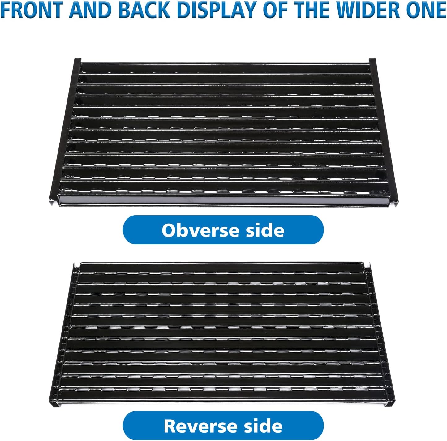 Grill Grates for Charbroil Performance Tru-Infrared 3 Burner 463370719 463371116 463280019 463371716 463633316 Porcelain-Enameled Cooking Grid Replacement for CharBroil G460-0500-W1 Emitter Plates