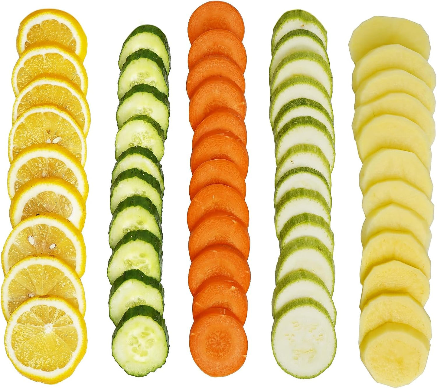 Safer Mandoline Slicer For Kitchen, Potato Slicer for Chips, Vegetable & Food Cutter, Thickness Adjustable 0.1-8 mm, Kitchen Faster Slice Artifact (Only Slicer)