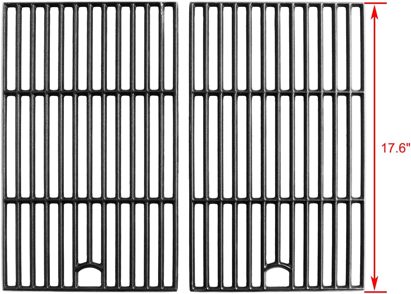 DGB390SNP-D Grill Grates Parts for Dyna Glo Grill Replacement Parts DGB390SNP DGB390BNP-D Cooking Grates Dyna Glo 3 Burner Gas Grill Parts 104-13002 Grill Grates DGB390CNP Cast Iron Grid Grate 17.6 in