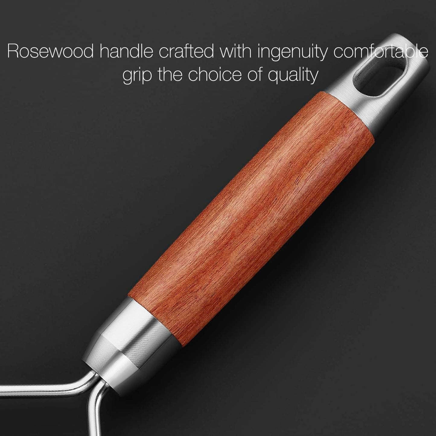 Professional-Grade Lemon Zester with Ultra-Coarse Blades, Heavy-Duty Cheese/Vegetable Grater, Solid Wood Handle Design - Rust-Resistant Durable, Essential Kitchen Tool (A1)