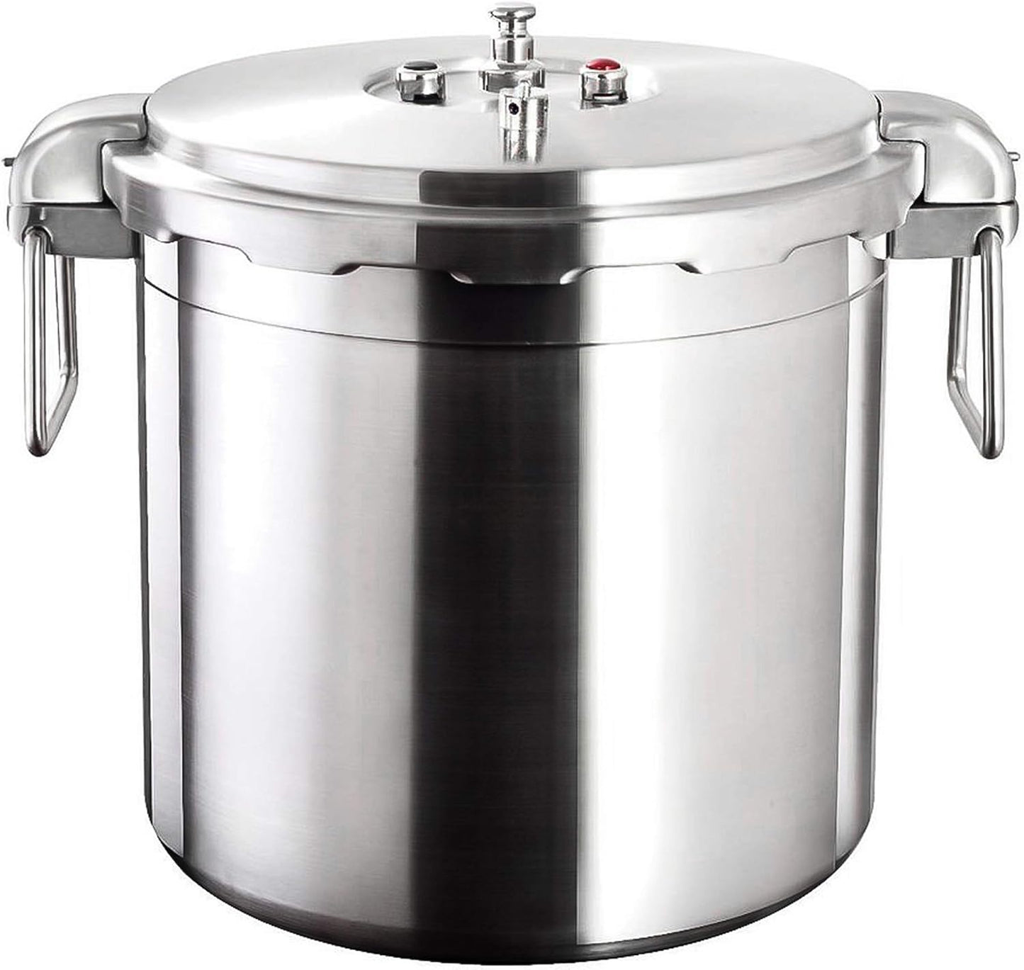 Buffalo 32 Quart Stainless Steel Pressure Cooker Large Canning Pot with Lid for Commercial Use - Easy to Clean Stove Top Pressure Canner, Can Cooker - Safety Goods Certificate QP430