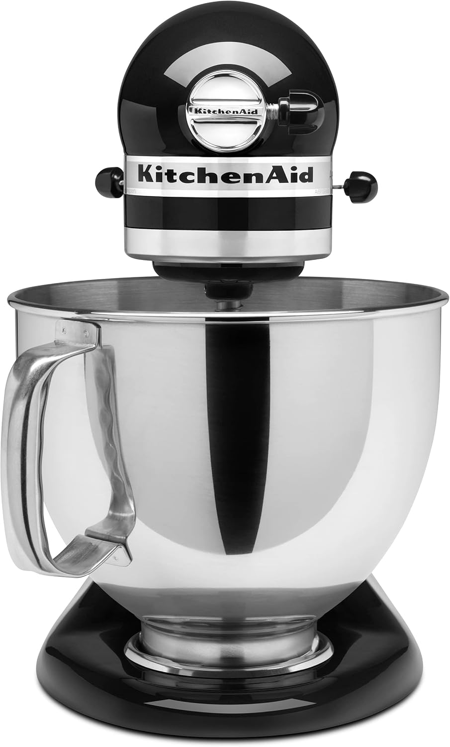 KitchenAid Artisan Series 5 Quart Tilt Head Stand Mixer with Pouring Shield KSM150PS, Onyx Black