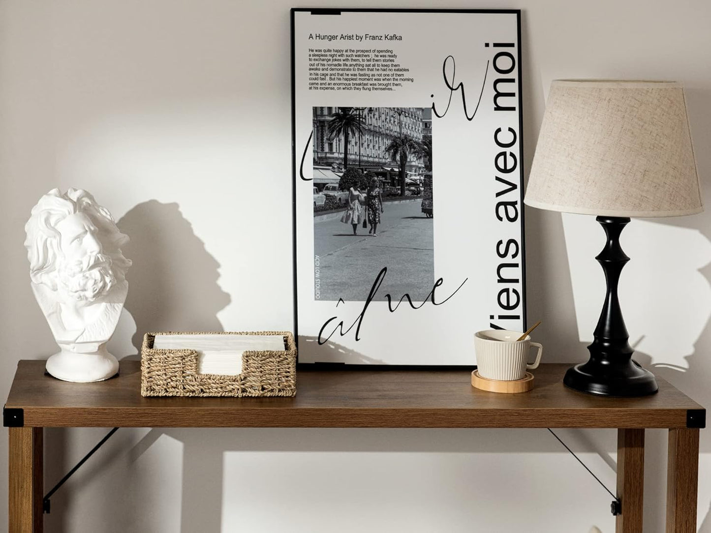 StorageWorks Napkin Holder for Bathroom, Wicker Napkin Baskets for Bathroom, Seagrass Guest Towel Holder, 9 ¾"L x 5"W x 2 ¾"H, 1 Pack