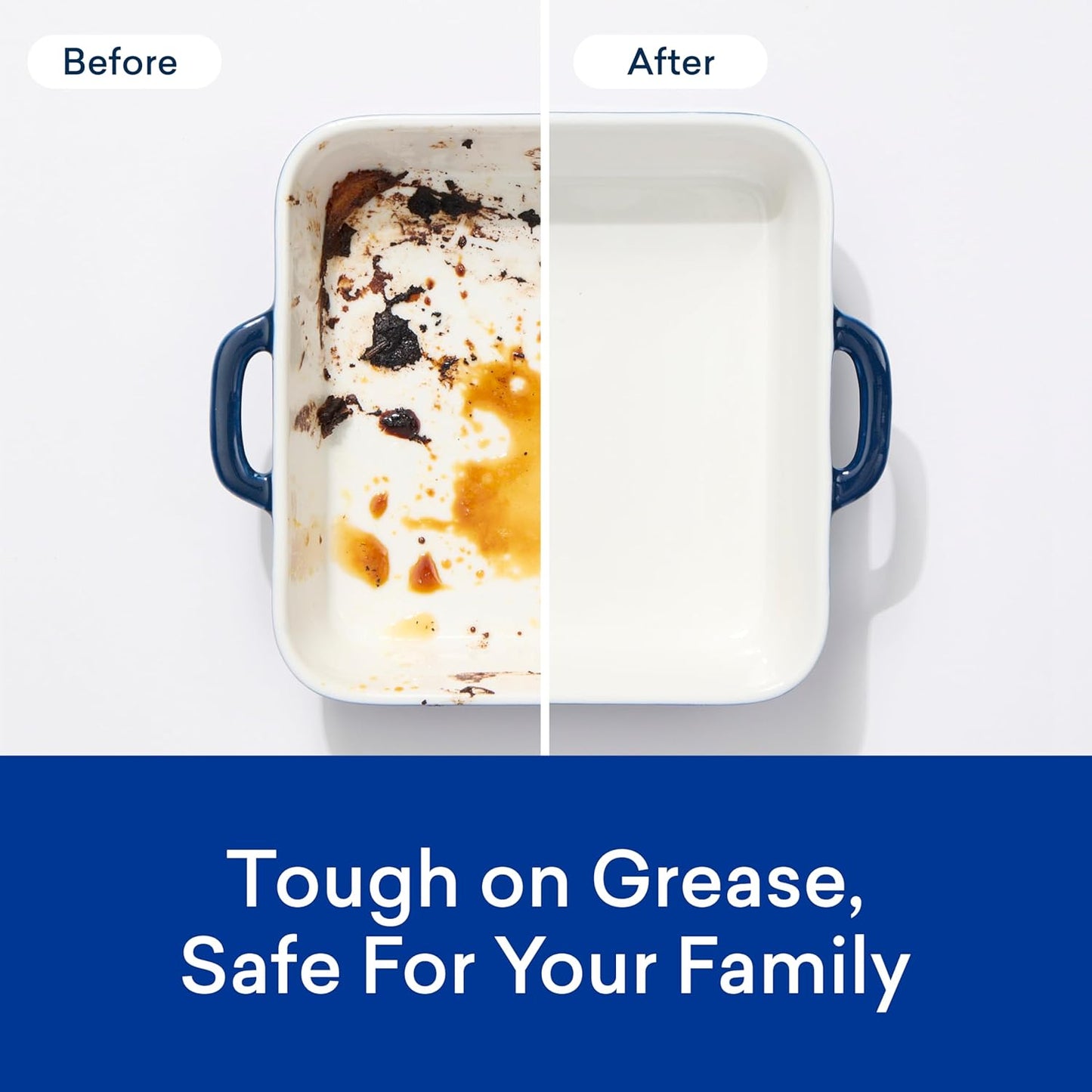 BLUELAND 100% Plastic-Free Dishwasher Detergent Tablets, 36 Count, Free & Clear, Eco-Friendly Dishwashing Pods, Natural, Sustainable