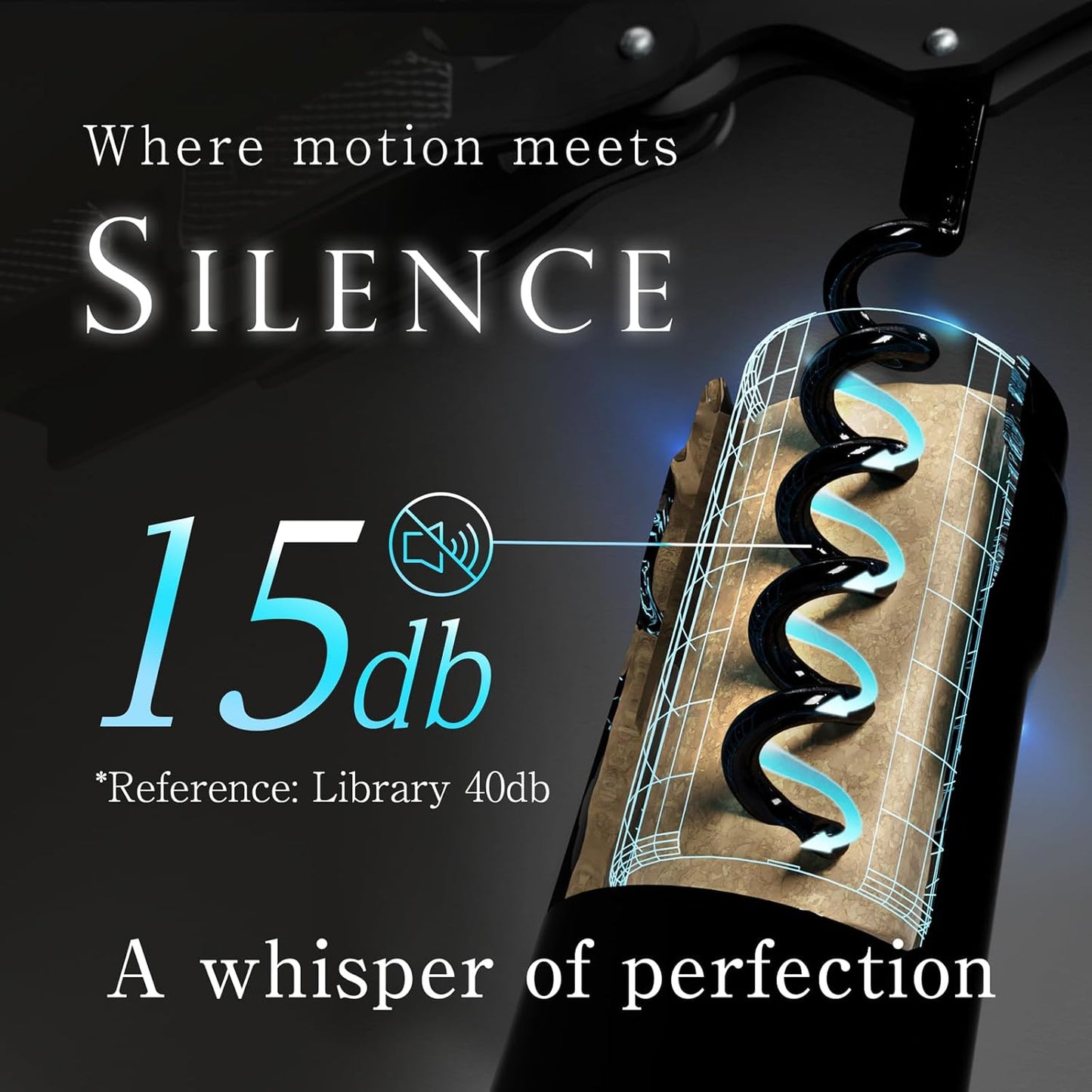 Zero Resistance Corkscrew Silent Wine Bottle Opener Waiters Corkscrew Wine Key Made in Japan