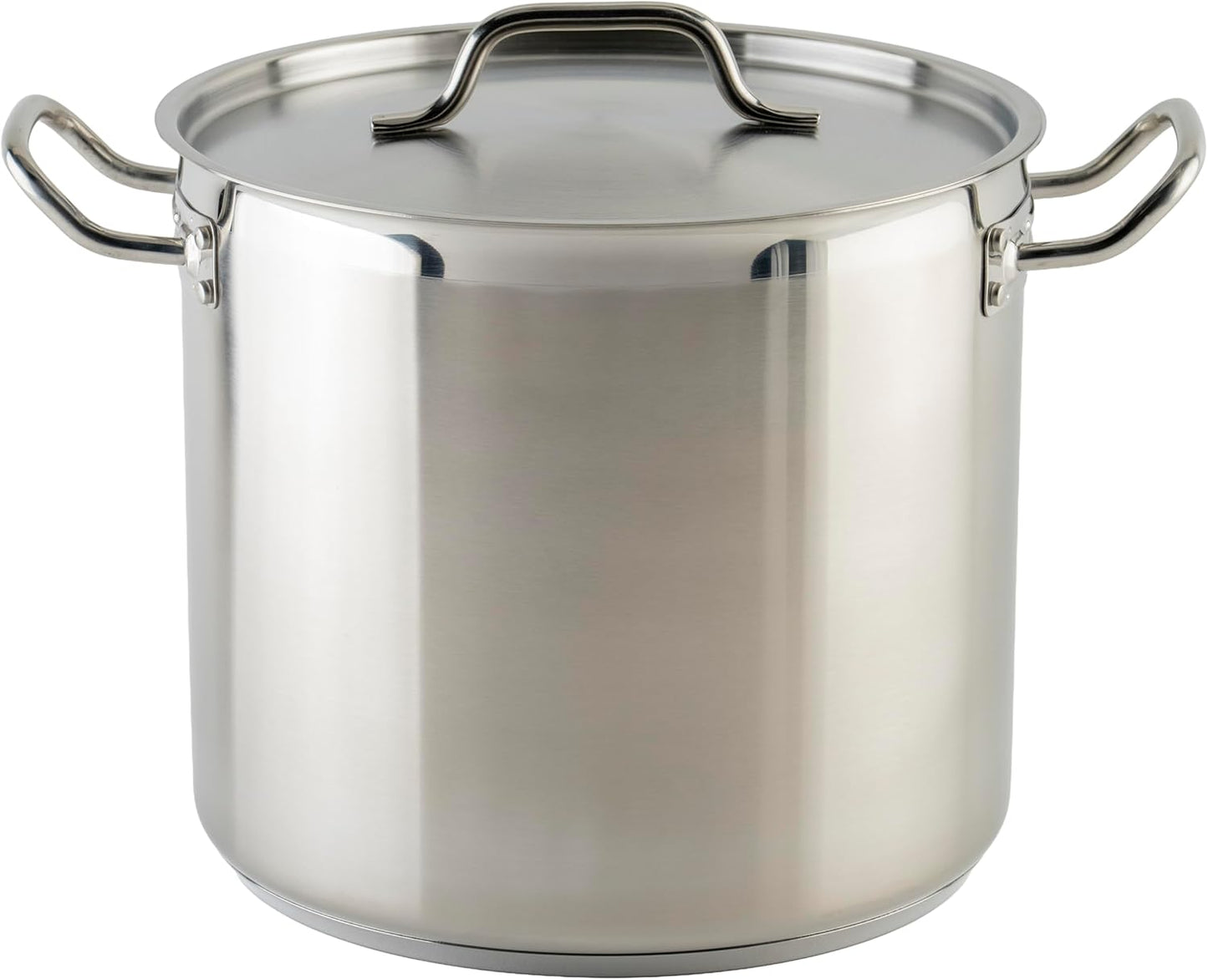 Winware Stainless Steel 16 Quart Stock Pot with Cover, Silver