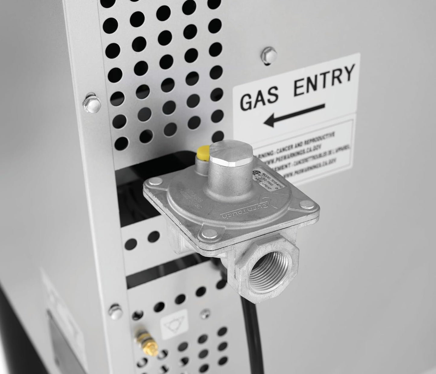 Kratos Commercial Convection Oven, Natural Gas Powered Full Size Single Deck Freestanding Oven, 54,000 BTU, Stainless Steel