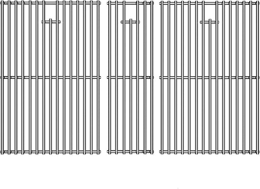 Stainless Steel Cooking Grill Grates Replacement for Nexgrill 720-0882A Evolution Infrared Plus 5-Burner Gas Grills Grates Replacement Parts Cooking Grids with Side Burner, Set of 2, 17 Inch