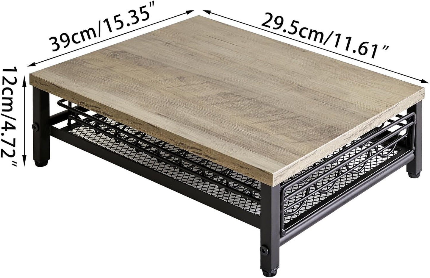 IBUYKE Wooden Coffee Pod Drawer Holder,Pod Holder,40 Capsule Pods,Coffee Pod Holder Drawer With Mesh Shelves,Home Kitchen Counter Organizer,Greige TCJ101Y