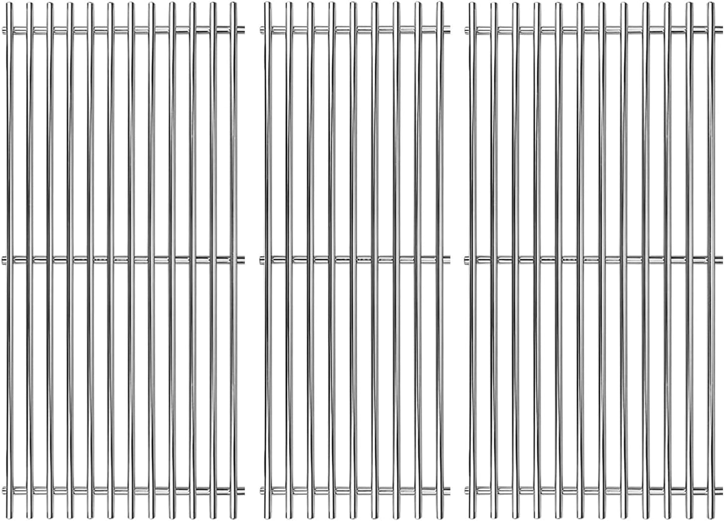 SF312C (3-Pack) 18 3/4" Stainless Steel Grates Replacement for BBQ Pro BQ05041-28, BQ51009 and Charbroil 463210310, 463210511, 463211511, 463211512, 463211513, 463211514