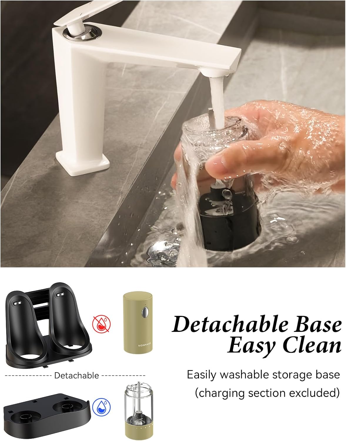 Electric Salt and Pepper Grinder Set - Automatic Refillable Salt and Pepper Grinders with Charging Base & LED Light, 6-Level Adjustable Coarseness with External Dial, Ideal Kitchen Gadget，Green