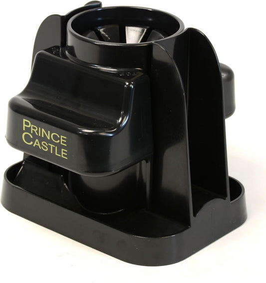 Prince Castle Lime Lemon Cutter - Fruit Slicer Kitchen Gadget and Vegetable Chopper with Container 8-Wedge Slicer