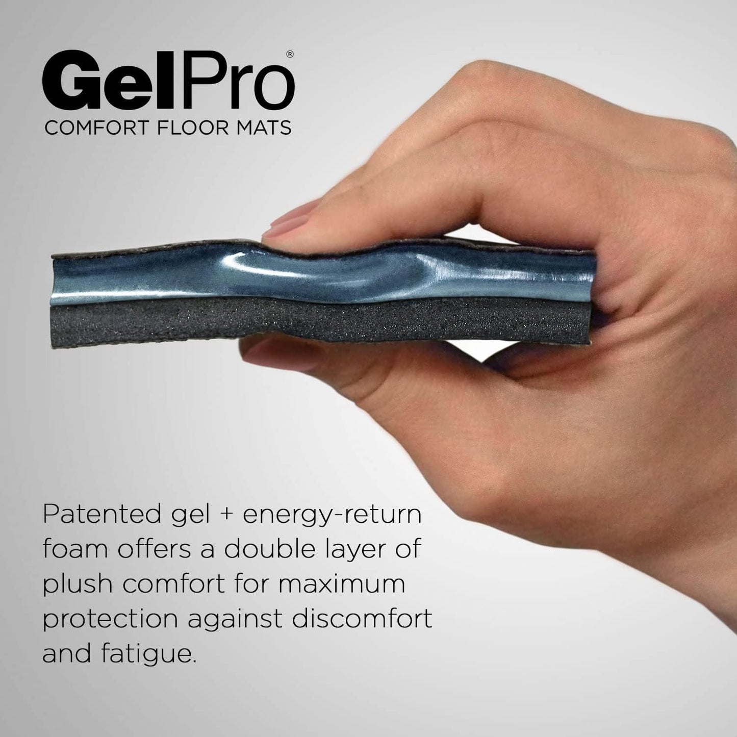 GelPro Linen Truffle Elite Premier Gel & Foam Anti-Fatigue Kitchen Floor Comfort Mat, 20" x 36"