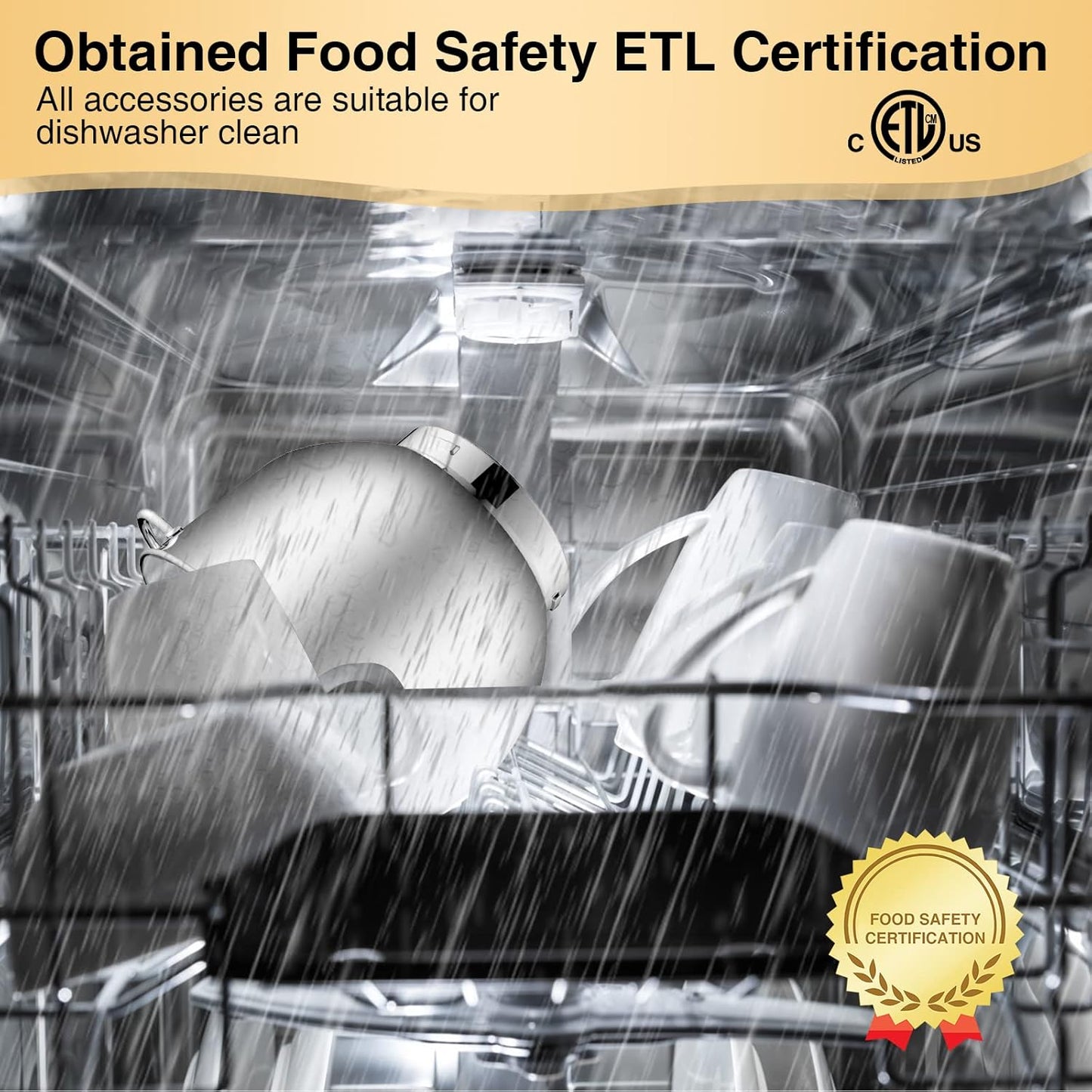 Stand Mixer, 9.5 Qt 660W, 6-Speed Tilt-Head Food Dough Mixer, Electric Kitchen Mixer with Dough Hook, Flat Beater & Wire Whisk, Mixing Bowl (9.5-QT, Black)