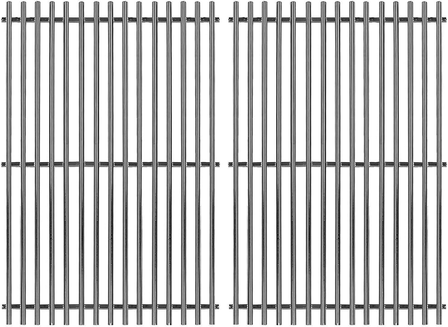 19.5" Stainless Steel Cooking Grates for Weber Genesis 300 Series, 19.5" Grill Grates Replacement Parts for Genesis E310 E320 E330 S310 S320 S330, Weber Genesis Grill Grates 7528/7524