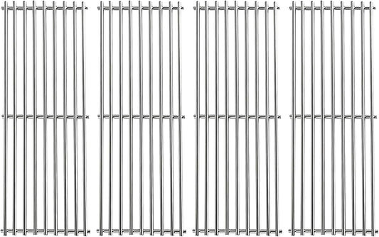 S024 Stainless Steel Grates for Broil King Baron 320, 340, 420, 440, 490 Huntington 2122-64 2122-67 6020-54 6020-57 6020-64 Broil-Mate 7020-54 7020-64 7120-64 Sterling Gas Grill 17-3/8"