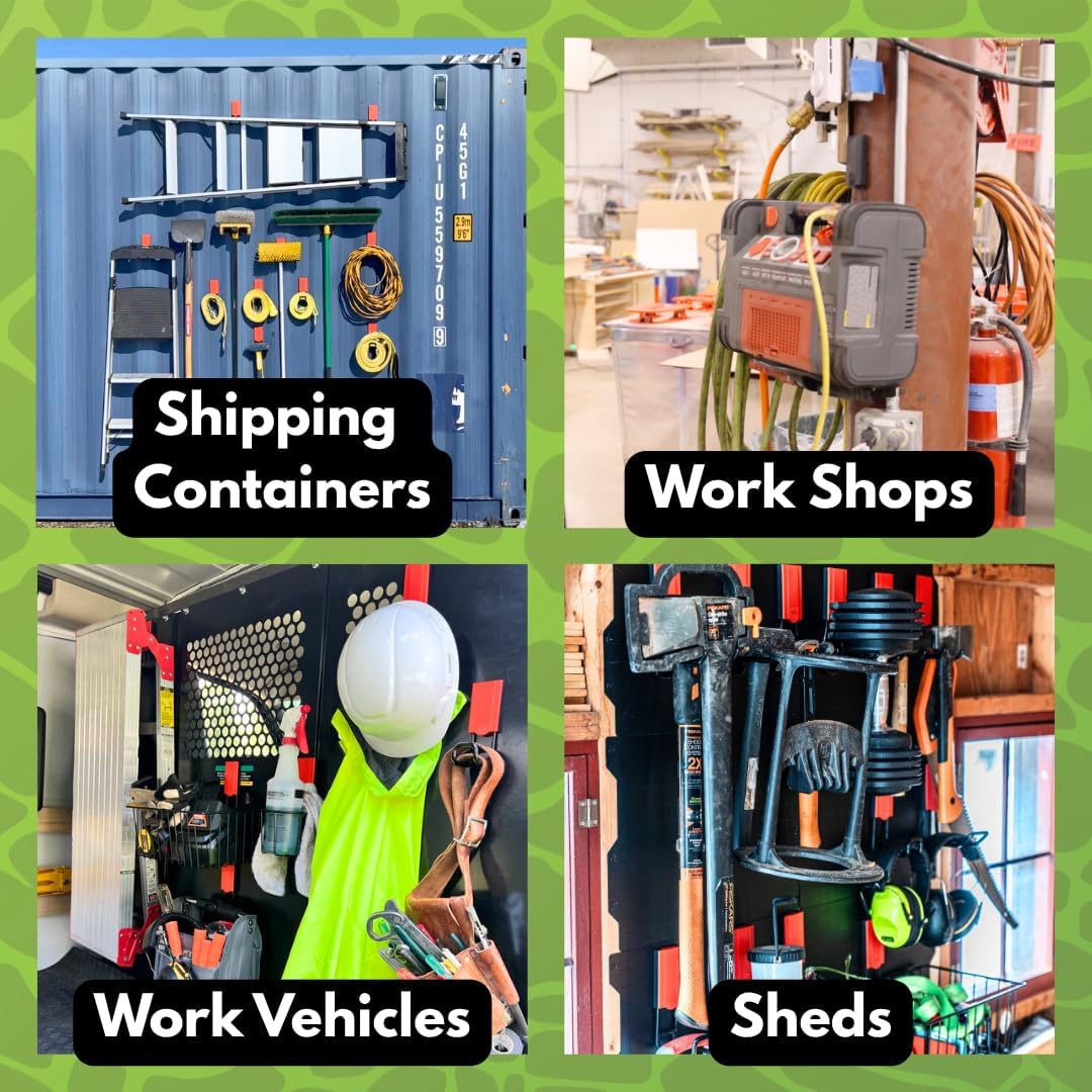 GATOR MAGNETICS MEGA 4.5 in Open Hooks, 45 lb Heavy Duty Magnetic Hooks for Steel Surfaces, Patented Easy-Release, Non-Slip Grip – Storage & Organization, Garage, Home Tools & Gear Storage – 3 Pack