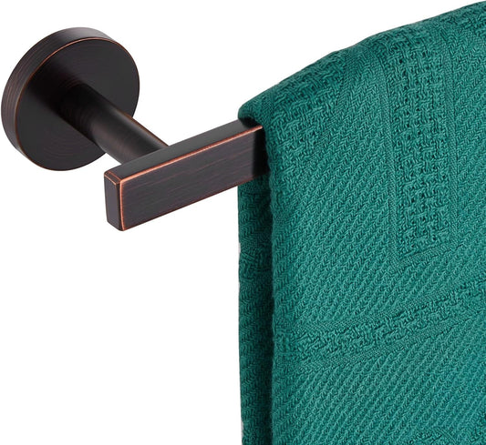 12 Inch Bathroom Towel Bar Bath Towel Rack Kitchen Towel Holder Towel Ring Wall Mounted SUS304 Stainless Steel Oil Rubbed Bronze AN4001ORB-L12