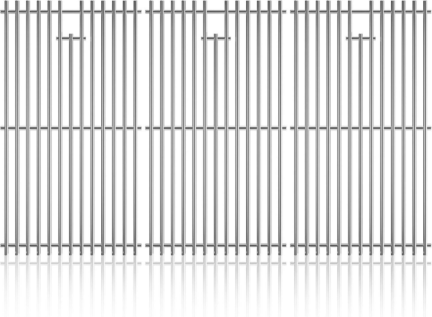 17" Stainless Steel Grill Grates for Charbroil 463242716 Tru Infrared, for Charbroil Commercial 463242715 463276016 463257520 463263924, for Lowe's 606682 Nexgrill 720-0882A BHG 720-0882