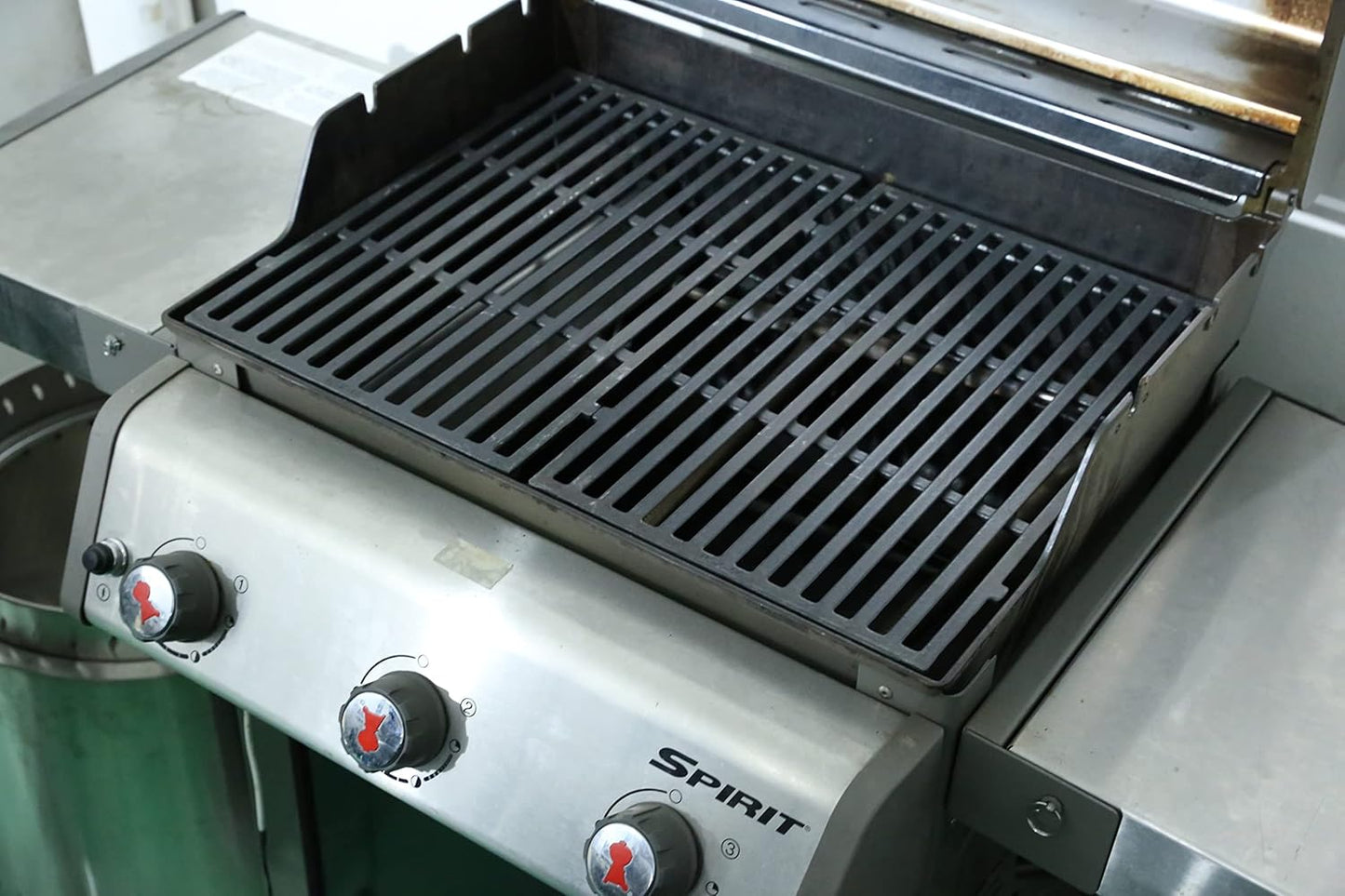 QuliMetal 17.5" Grill Grates for Weber Spirit 300 and Spirit II 300 Series, Spirit E/S-310 E/S-320 E/S-330, Spirit 700, Genesis Silver/Gold B & C, Genesis 1000-3500, Cast Iron Part for Weber 7638 7639