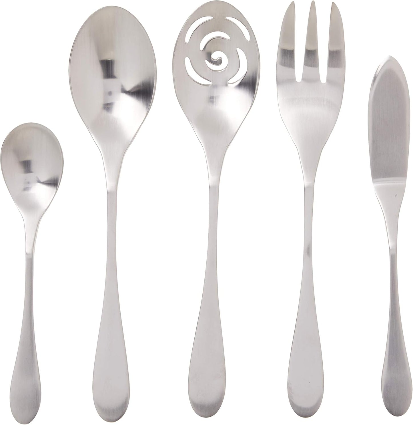 Knork Original Flatware Set, Silver Matte