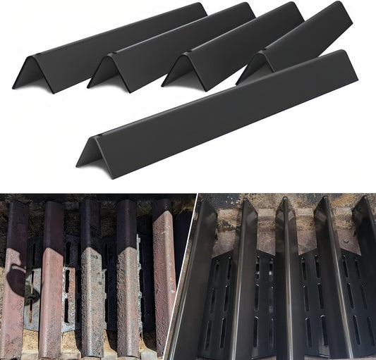 Flavorizer Bars Heat Plates for Weber Genesis 300 Series E-310/E-320/E-330/EP-310/EP-320/EP-330/S-310/S-330 Gas Grill, 17.5 inches Porcelain Steel Grill Replacement Parts, Set of 7621