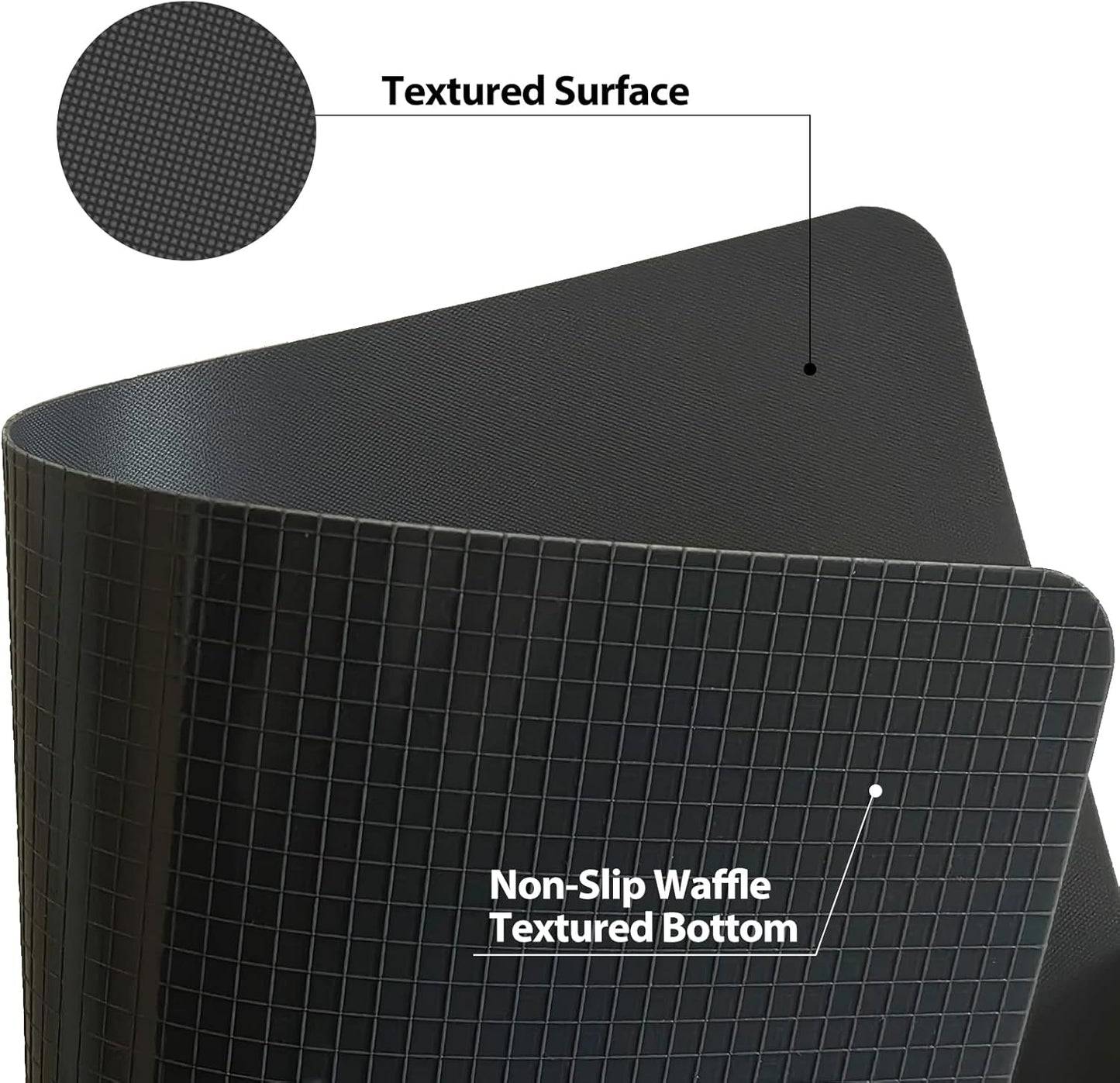 WK Small Flexible Plastic Cutting Boards for Kitchen Set of 3, Non Slip Cutting Mats for Meat, Mini Cutting Board Mats, BPA Free, Dishwasher Safe, 7.3x11.5"